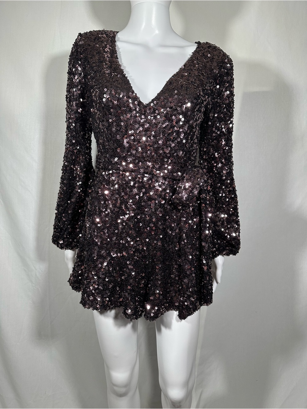 Fashion Nova Sequin Romper